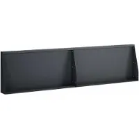 vidaXL Muret de soutènement, 2 pièces, 80 x 12 x 30 cm, acier, anthracite