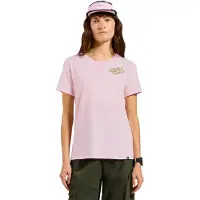 Odlo Cotton Blend There´s More Out There Short Sleeve T-shirt Rose M Femme