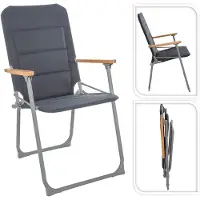 Redcliffs Folding Chair Argenté 52 x 55 x 92 cm
