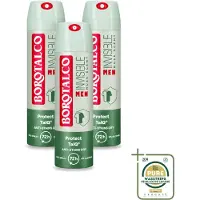 Borotalco 3 vaporisateurs déodorants Men, parfum Musk, 150 ml - Pack de 3