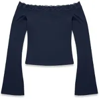 Vero Moda T-shirt 'VMSmilla' bleu marine