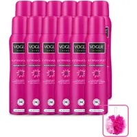 Vogue 12 déodorants parfumés Women, format extravagant, 150 ml, lot économique de 12 pièces