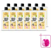 Marcels Green Soap 12 flacons de shampooing "Marcel's Green Soap" pour un usage quotidien - Vanille et cerisier - 300 ml - Lot économique - 12 pièces