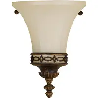 Elstead Lighting Applique murale Elstead Drawing Room, douille E14, finition noyer