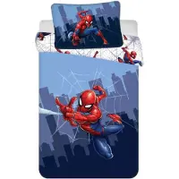 Javoli Spiderman City Swinger Set de linge de lit pour enfants, préscolaire 100×135 cm, 40×60 cm