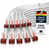 1Attack Câble réseau 1,0 mètre, 2 connecteurs RJ-45 Cat6, blindage S/FTP (S-STP), mâle/mâle. Longueur : 1 mètre, Catégorie : Cat6, Type de blindage : S/FTP (S-STP)