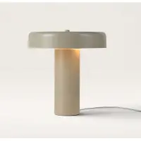 LUSENZ - Lampe de table Arcene crema E14 25W Blanche cassée IP20