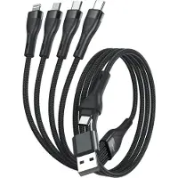 4smarts Câble Usb-C/Usb-A 4W1 1.2M Czarny