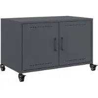 vidaXL Armoire TV anthracite 68x39x43,5 cm Acier laminé à froid