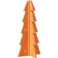 vidaXL Arbre de Noël en bois pour décoration 49 cm bois de pin massif