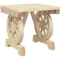 vidaXL Tabouret de jardin 40x36,5x38,5 cm en bois massif de sapin
