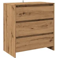 vidaXL Sideboard Chêne Artisan 70x41x75 cm Bois composite