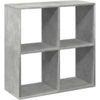 vidaXL Étagère séparatrice de pièce gris béton 69,5x29x69,5 cm