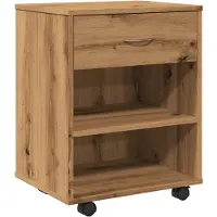 vidaXL Armoire roulante chêne artisanal 46x36x59 cm bois d'ingénierie