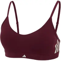 Adidas Soutien-gorge de sport ' Sport Active Essentials Cotton 3 Stripes ' bordeaux