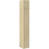 vidaXL Armoire haute Étroite Chêne Sonoma 30x42,5x225 cm Matériau dérivé du bois