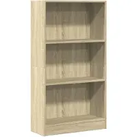 vidaXL Bibliothèque chêne sonoma 60x24x109 cm bois d'ingénierie