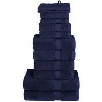 vidaXL Ensemble de serviettes de qualité supérieure SOLUND 12 pcs