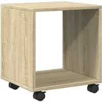 vidaXL Armoire À Roulettes Chêne Sonoma 37x33x42,5cm Bois D’Ingénierie