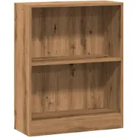 vidaXL Bibliothèque chêne artisanal 60x24x76 cm bois d'ingénierie