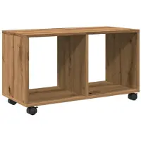 vidaXL Armoire à roulettes chêne artisanal bois d'ingénierie