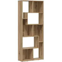 vidaXL Bibliothèque Artisan Chêne 67x24x161 cm Bois d'ingénierie
