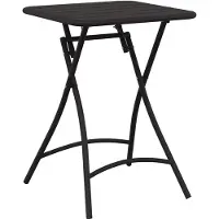 vidaXL Table de bistrot anthracite 55 x 55 x 72,5 cm