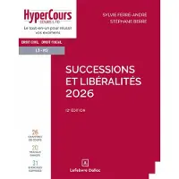 Dalloz Successions et libéralités 2026 - Sylvie Ferré-André