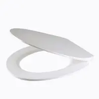 Qeramiq UniSeat Abattant de toilette - dégagement rapide - fermeture douce - duroplast - 42.5x37.5x4.3cm - blanc brillant U148