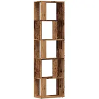 vidaXL Bibliothèque vieux bois 45x24x159 cm bois d'ingénierie