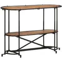 vidaXL Table console 110x42x76 cm bois massif d'acacia