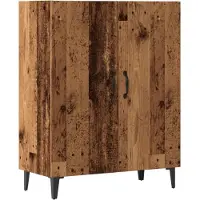 vidaXL Sideboard imitation vieux bois 70x34x90 cm Bois composite