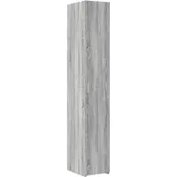 vidaXL Highboard Gris Sonoma 30x42,5x185 cm Matériau dérivé du bois