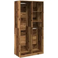 vidaXL Armoire aspect bois ancien 100x50x200 cm Bois composite