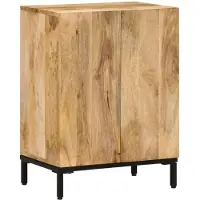 vidaXL Buffet 53x35x72 cm bois massif mangue