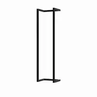 FortiFura Calvi Porte-serviettes - 95x25x20cm - Noir mat 33768-92349