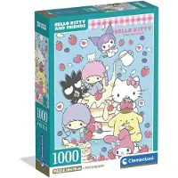 Clementoni Puzzle compact Hello Kitty 50 x 70 cm 1000 pièces