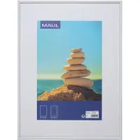 MAUL 1935802 Cadre photo changeant Format papier : 30 x 40 cm Blanc (41 x 31 cm)