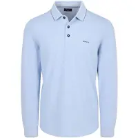 New zealand auckland NZA Polo Manches Longues Hamton Piqué Bleu taille 3XL