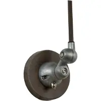 Lucide Applique murale HONORE bronze et argent 1xE14x40W en métal, dimensions : 11,5 x 10,5 x 70 cm, IP20,