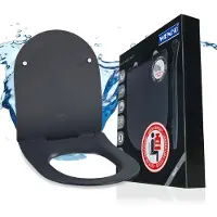 Wenko Siège de WC Premium Sedilo en gris mat