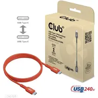Club 3D Club3d CLUB3D USB2 Type-C Bi-Directional USB-IF Certified Cable Data 480Mb, PD 240W(48V/5A) EPR M/M 1m / 3.23 ft
