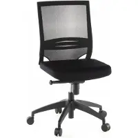 Hjh OFFICE Siège De Bureau / Fauteuil De Direction Porto Eco, Assise Tissu / Dossier Maille, Noir Hjh Office