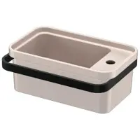 Qeramiq Élan petit lavabo - 45x27cm - 1 trou de robinet - céramique - porte-serviettes - rose mat SW1467758/SW1467760
