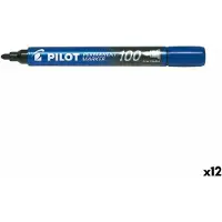 Pilot Marqueur permanent 100 surligneur 1 pièce(s) Bleu Pointe fine (1x)