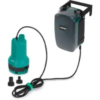 Vonroc Pompe submersible sans fil 20V - 90 W - 3800 l/h - 0,6 bar - eaux propres et sales | sans batterie ni chargeur