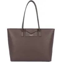 LANCASTER PARIS Sac cabas épaule Zippé Maya Double KBA Marron