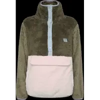 Billabong - Polaire douce à col montant - Switchback Pullover White Cap - Taille L - Kaki