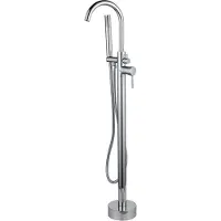 FortiFura Calvi Robinet de bain hors sol 107.8cm avec douchette Chrome brillant SW377817