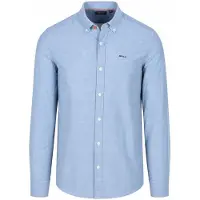NZA Chemise NZA Barn Twill Col Boutonné Bleue Bleu clair Bleu taille 3XL